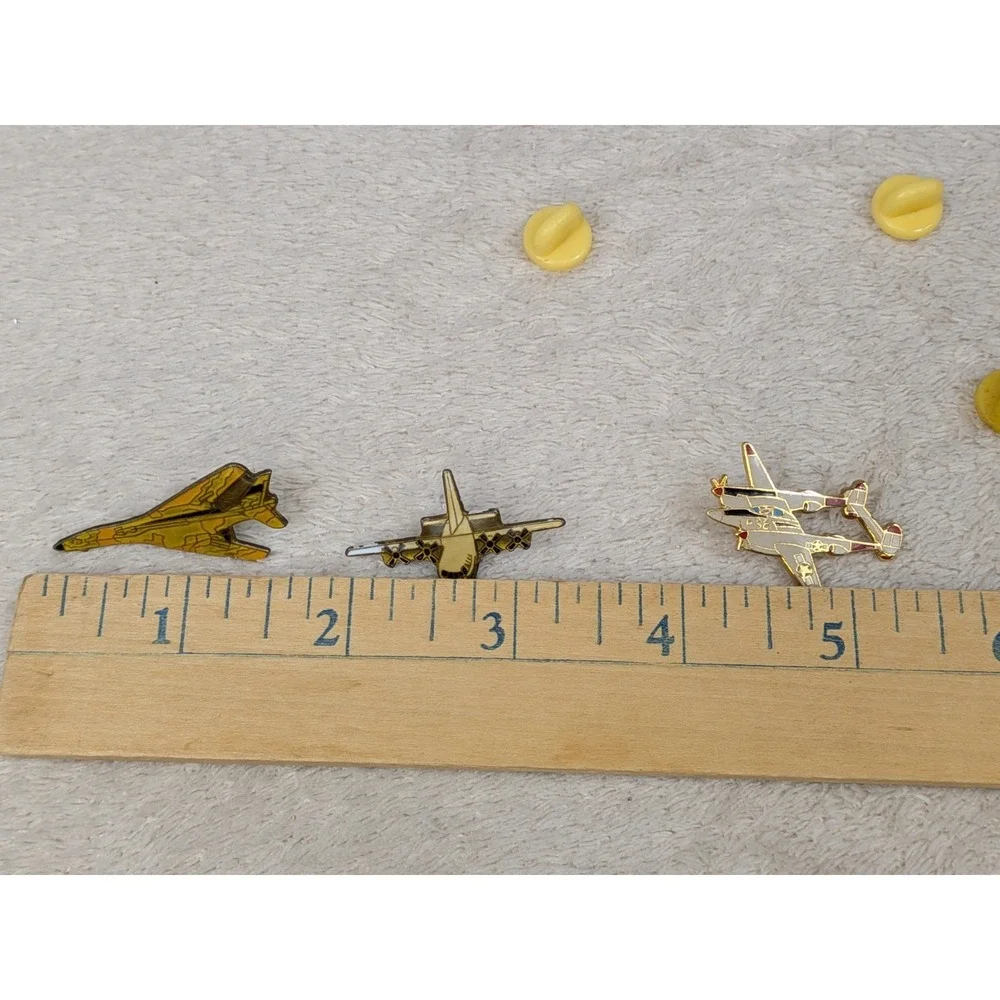 Vintage Military Aircraft Pin Lot 6 Total Army Marines Navy Air Force‎ Rare